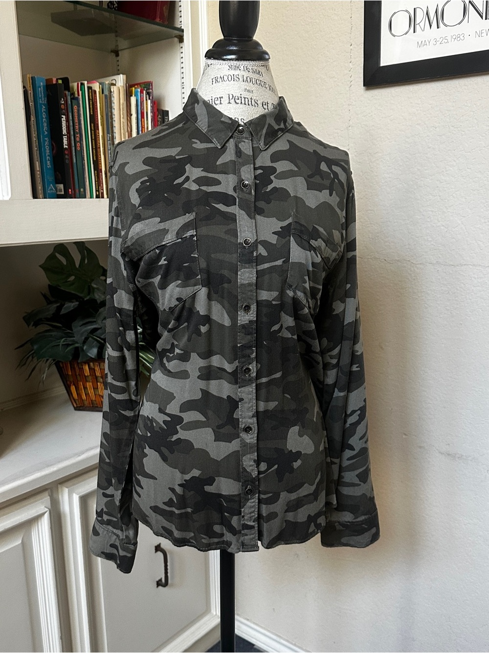 Camo Button Down Shirt